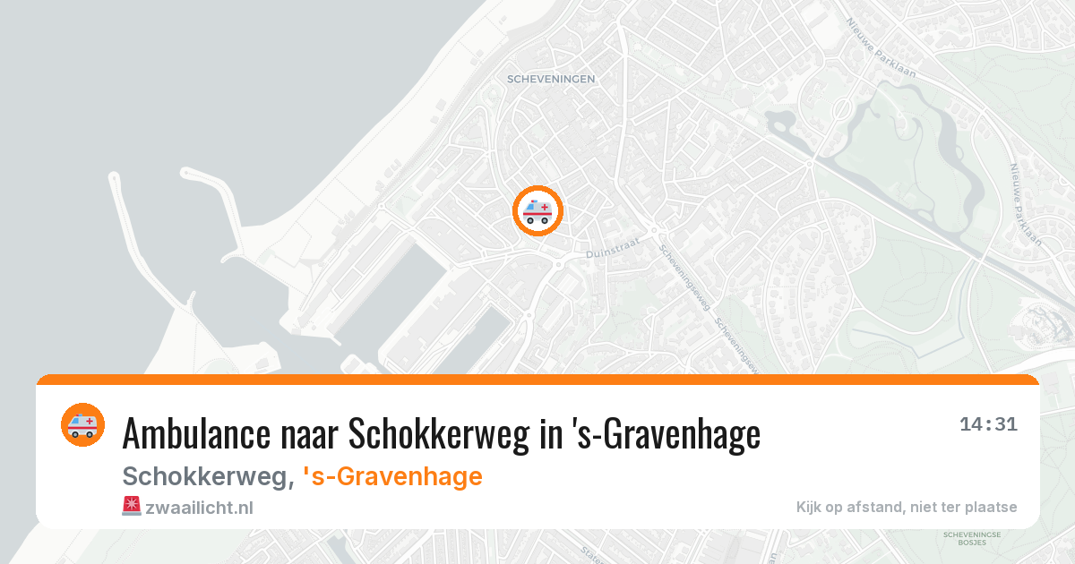 Ambulance naar Schokkerweg in 's-Gravenhage — 29 jan 2026