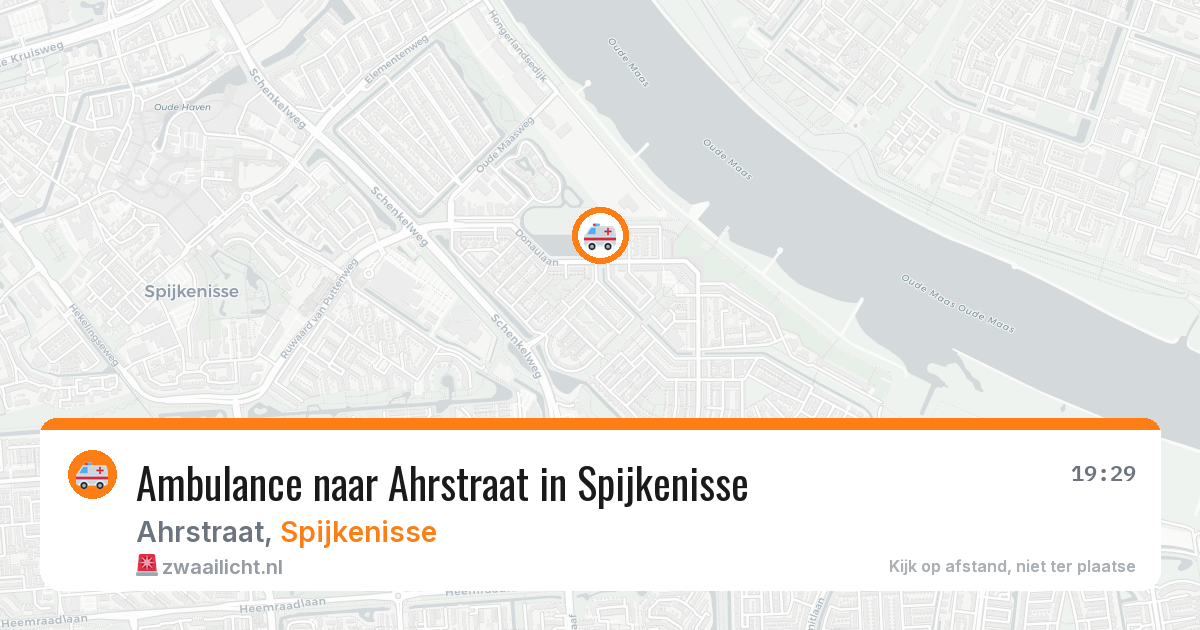 Ambulance naar Ahrstraat in Spijkenisse — 9 mei 2026