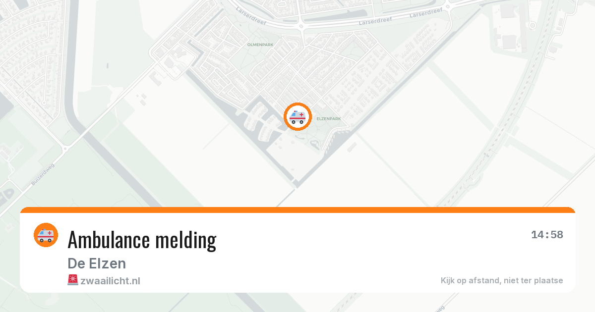 Ambulance melding — 31 mei 2026