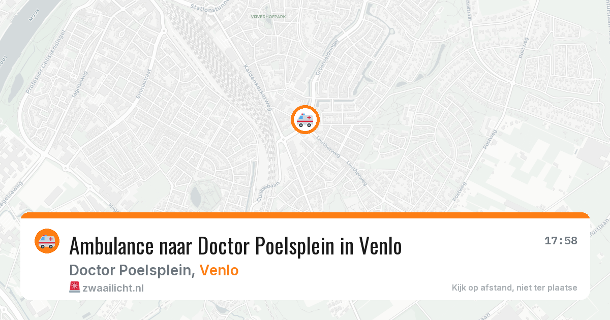 Ambulance naar Doctor Poelsplein in Venlo — 7 jun 2026