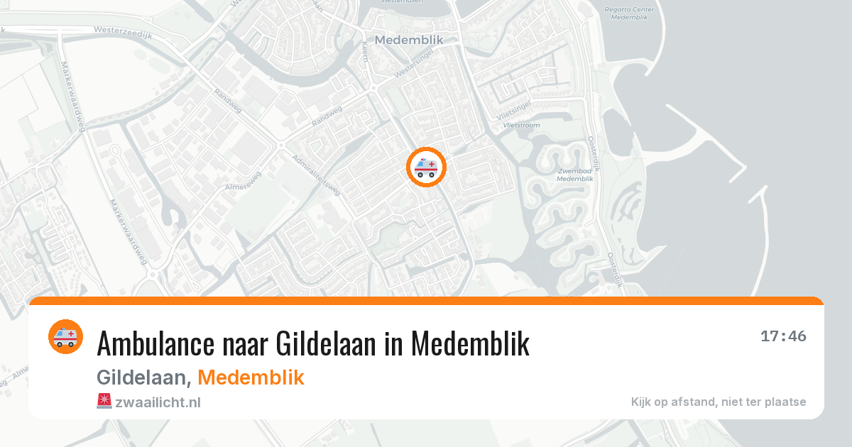 Ambulance naar Gildelaan in Medemblik — 11 jul 2026