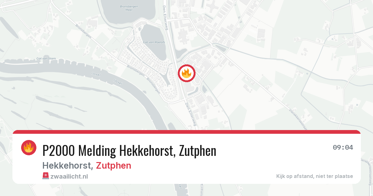P2000 Melding Hekkehorst, Zutphen — 9 feb 2026