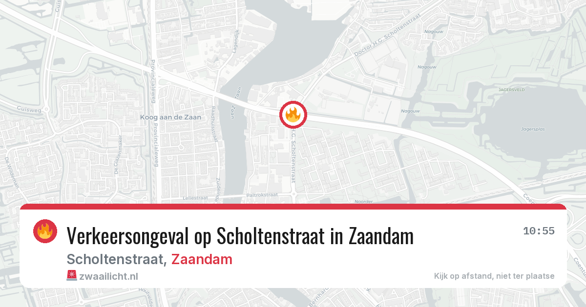 Verkeersongeval op Scholtenstraat in Zaandam — 12 mei 2026