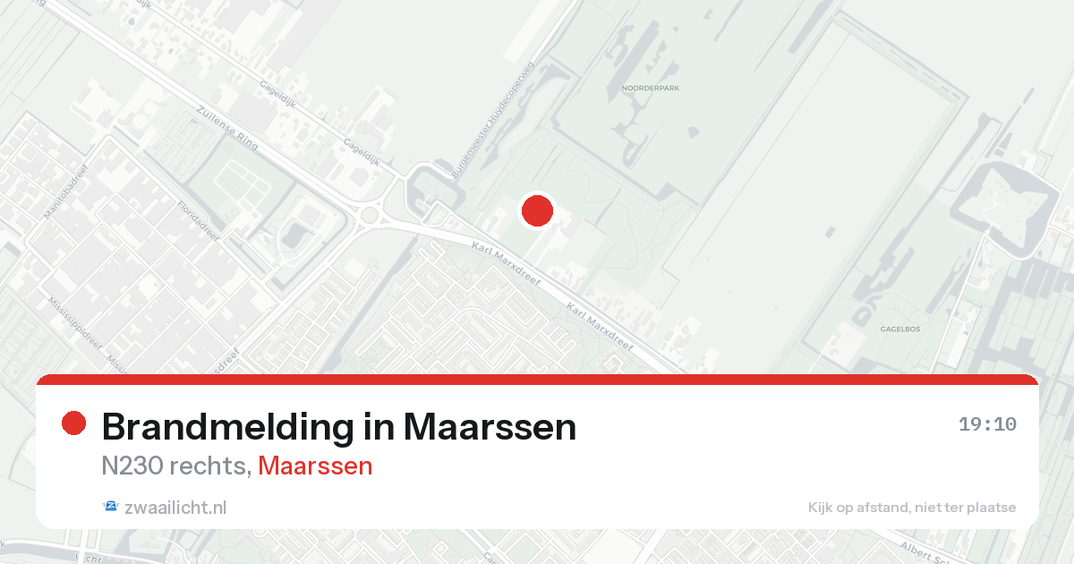 Brandmelding in Maarssen — 22 aug 2026