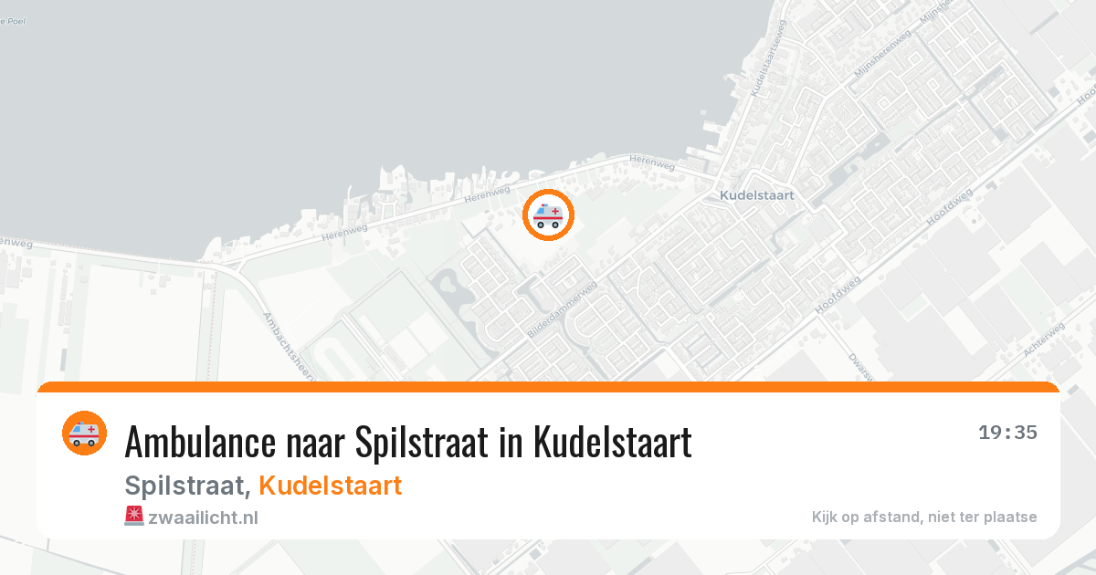 Ambulance naar Spilstraat in Kudelstaart — 15 jun 2026