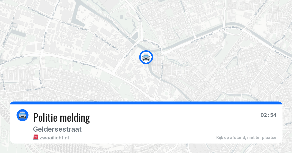 Politie melding — 1 mei 2026