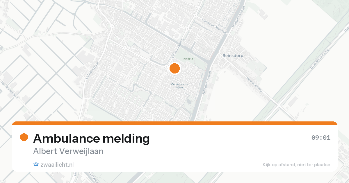 Ambulance melding — 8 feb 2026