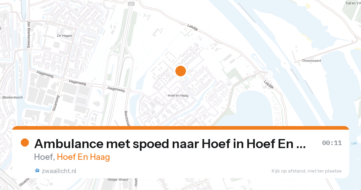 Ambulance met spoed naar Hoef in Hoef En Haag — 31 jan 2026
