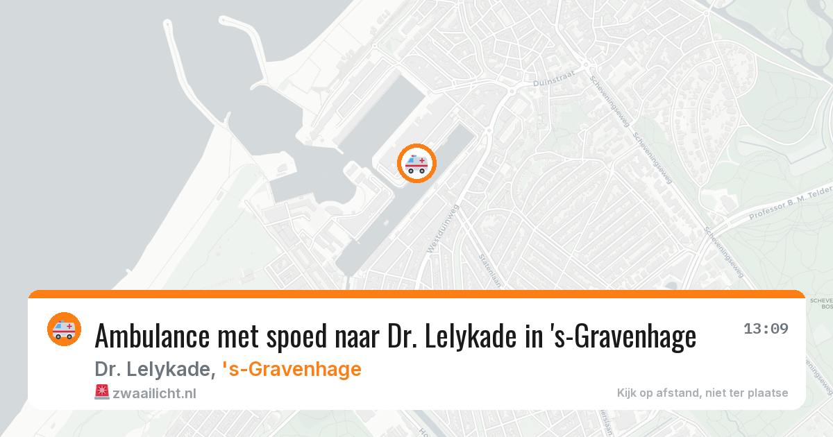 Ambulance met spoed naar Dr. Lelykade in 's-Gravenhage — 4 mrt 2026