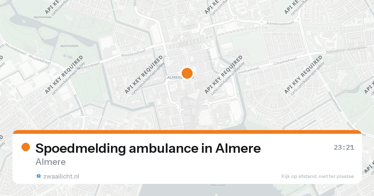 Spoedmelding ambulance in Almere — 31 jan 2026