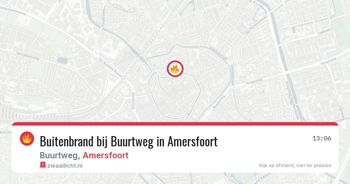 Buitenbrand bij Buurtweg in Amersfoort — 3 mei 2026