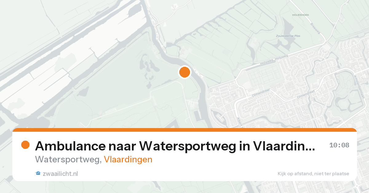 Ambulance naar Watersportweg in Vlaardingen — 8 feb 2026