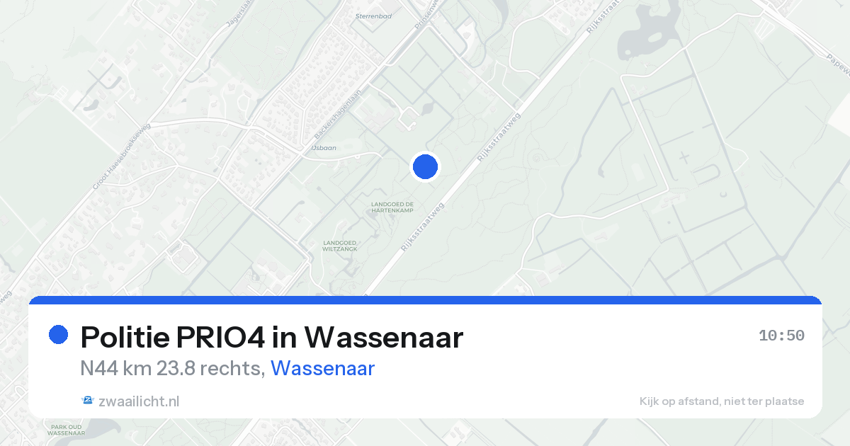 Politie PRIO4 in Wassenaar — 19 aug 2026 | 🚨 Zwaailicht.nl