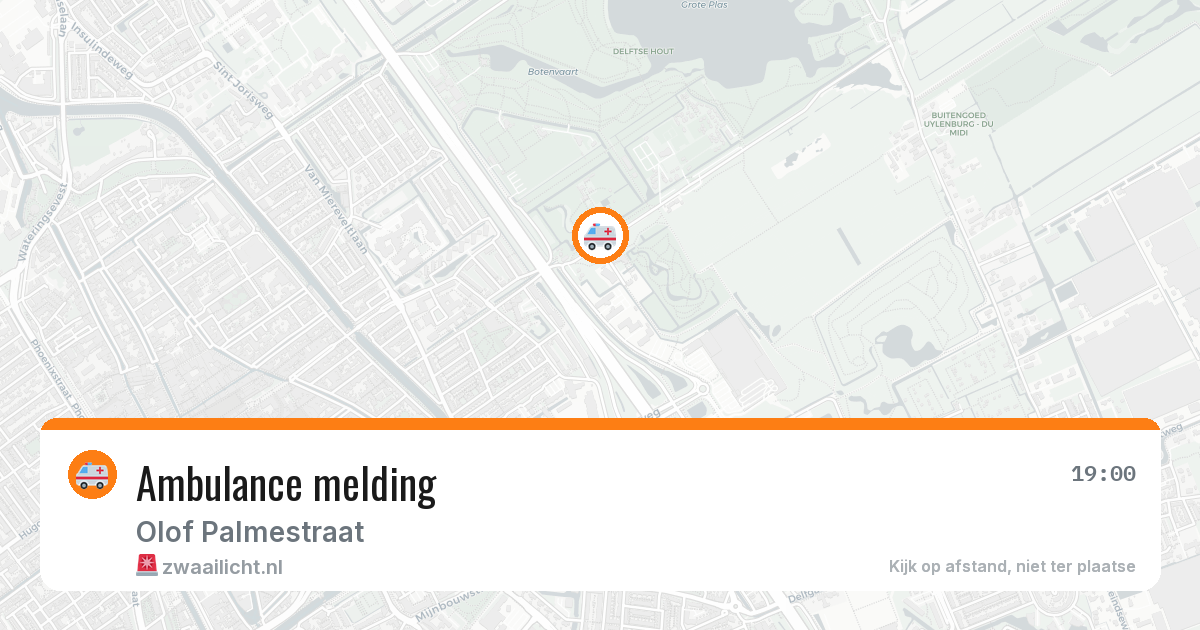 Ambulance melding — 16 apr 2026