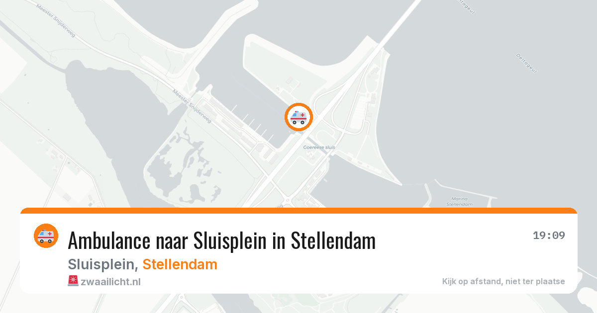 Ambulance naar Sluisplein in Stellendam — 26 apr 2026
