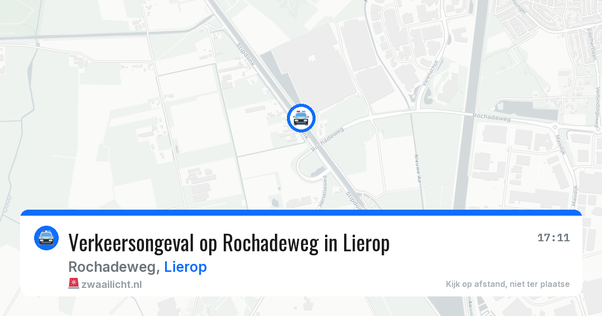 Verkeersongeval op Rochadeweg in Lierop — 8 jun 2026