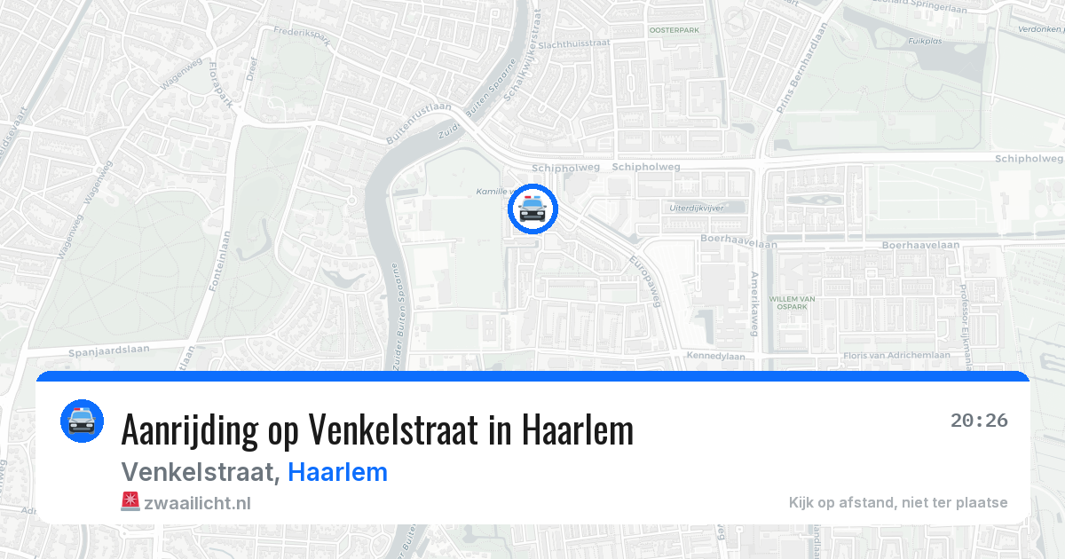 Aanrijding op Venkelstraat in Haarlem — 17 jul 2026