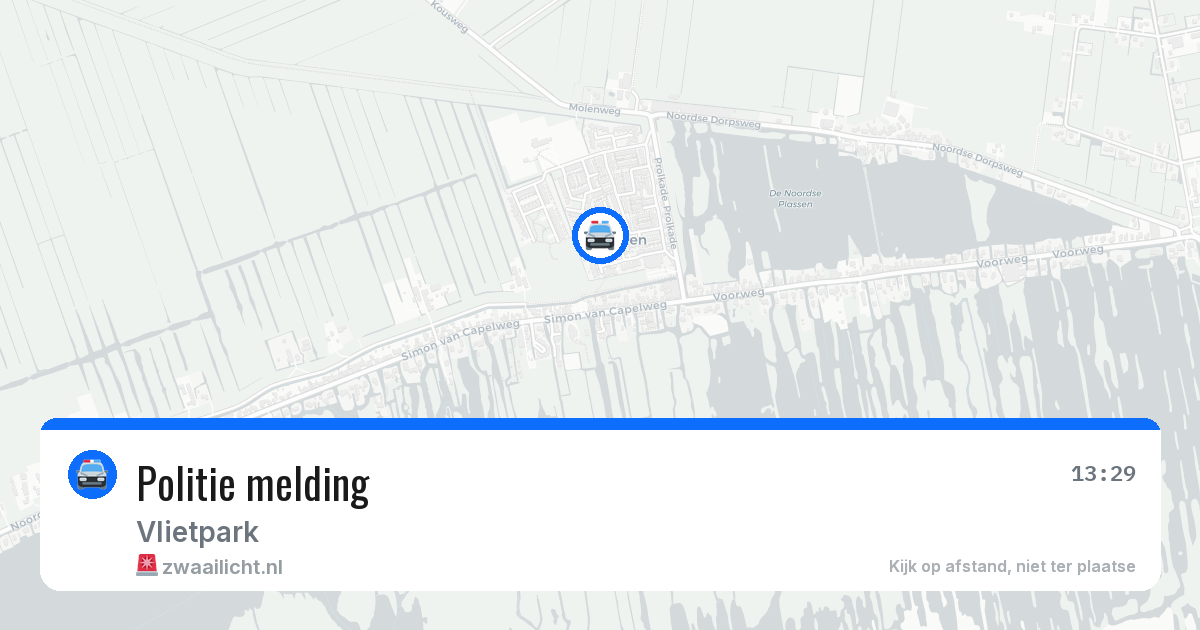 Politie melding — 23 mei 2026