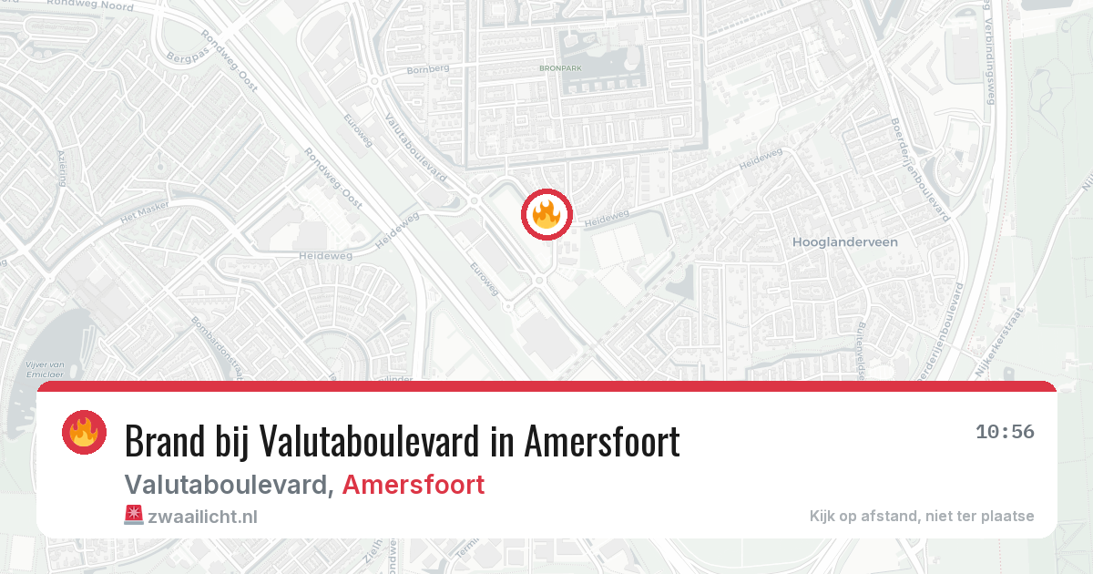 Brand bij Valutaboulevard in Amersfoort — 3 jun 2026