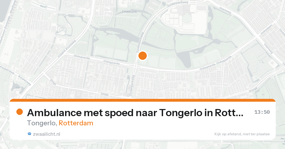 Ambulance met spoed naar Tongerlo in Rotterdam — 7 feb 2026