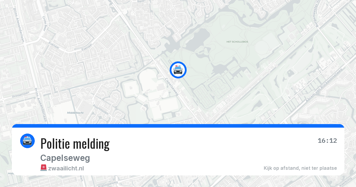 Politie melding — 8 jul 2026