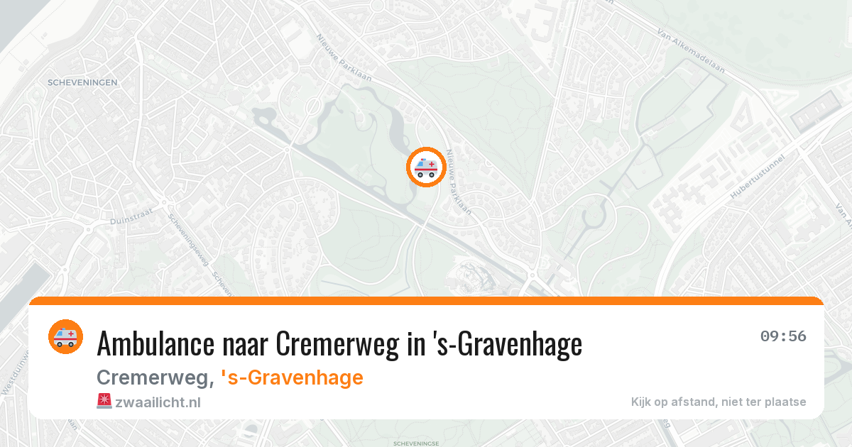 Ambulance naar Cremerweg in 's-Gravenhage — 10 jul 2026