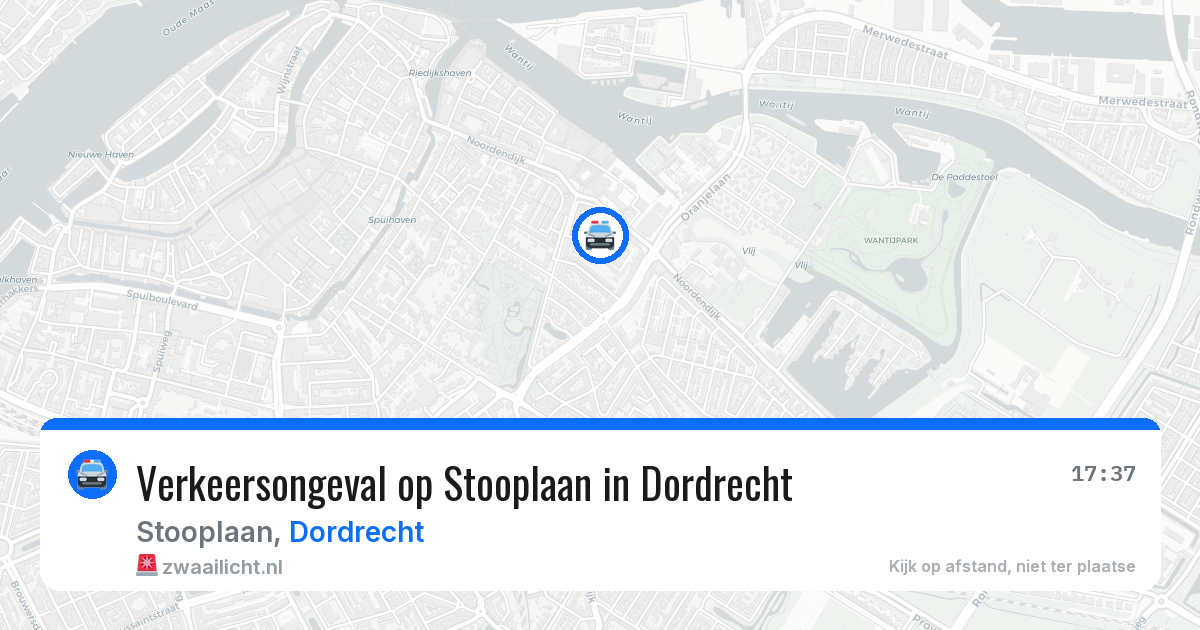 Verkeersongeval op Stooplaan in Dordrecht — 31 jul 2026