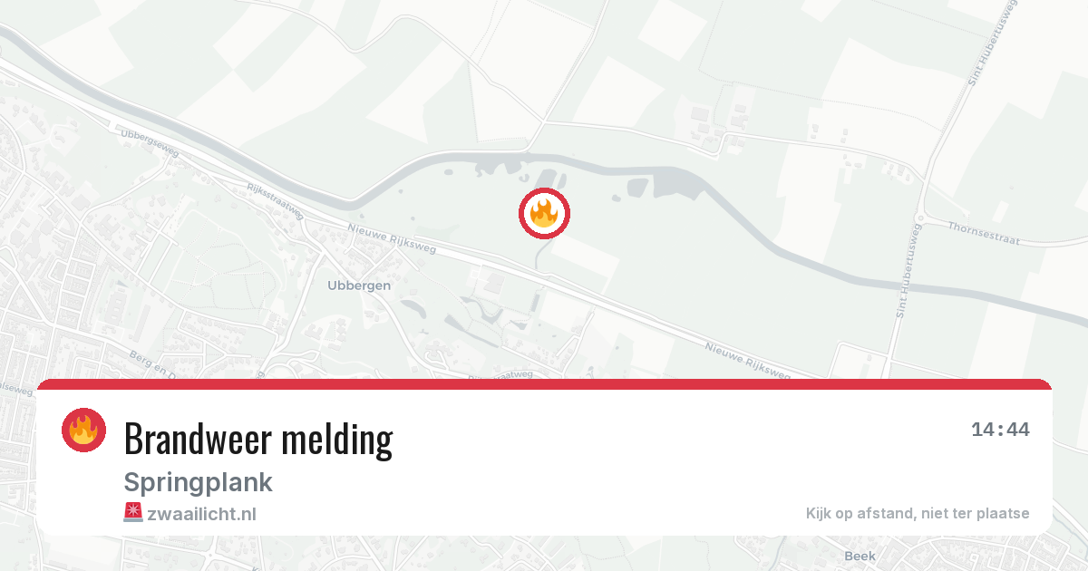 Brandweer melding — 28 apr 2026