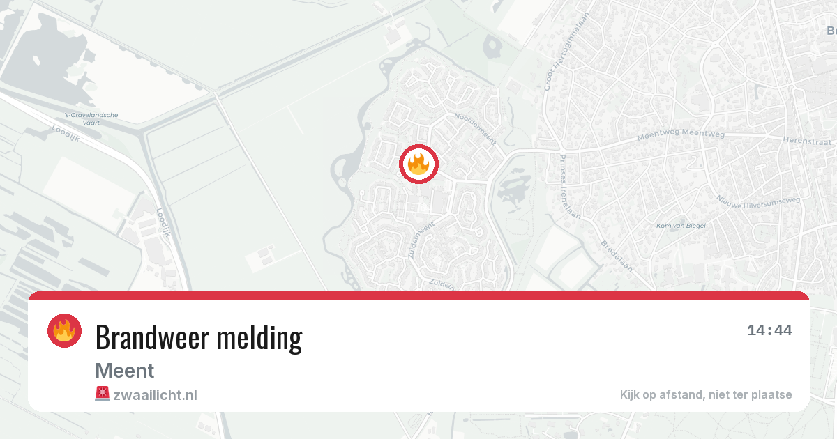 Brandweer melding — 19 jun 2026