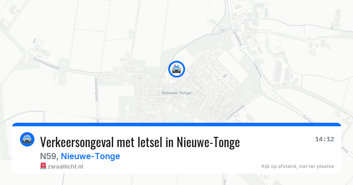 Verkeersongeval met letsel in Nieuwe-Tonge — 17 mrt 2026