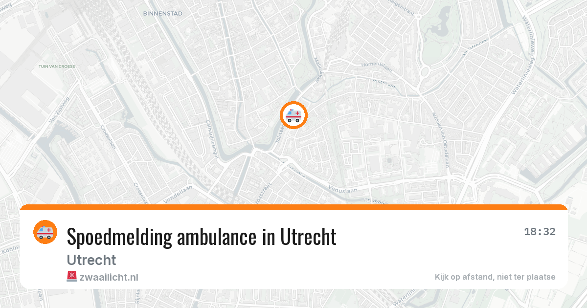 Spoedmelding ambulance in Utrecht — 13 mei 2026
