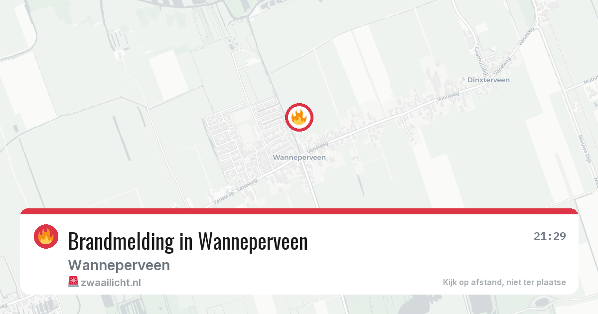 Brandmelding in Wanneperveen — 30 jul 2026