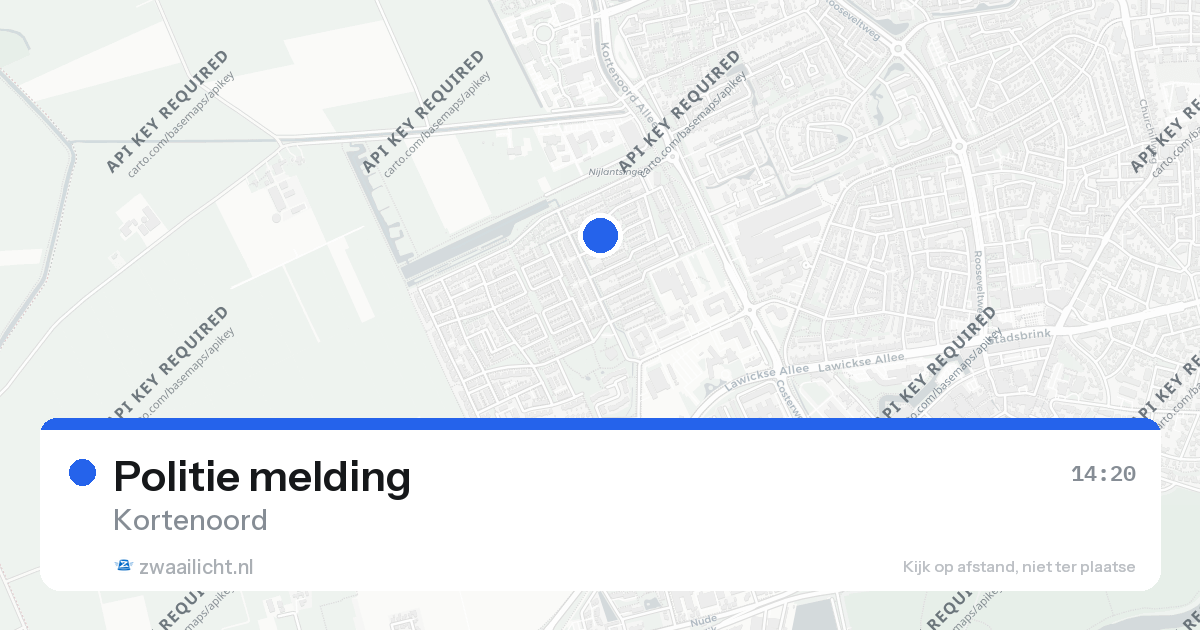 Politie melding — 5 aug 2026
