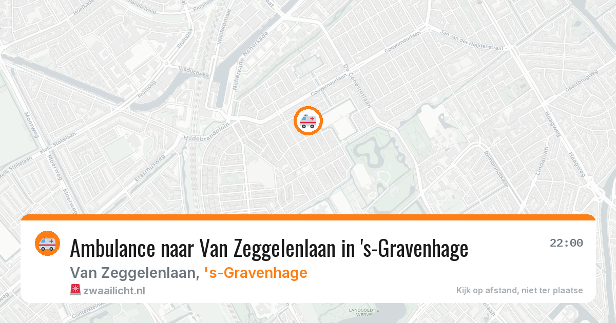 Ambulance naar Van Zeggelenlaan in 's-Gravenhage — 26 jun 2026