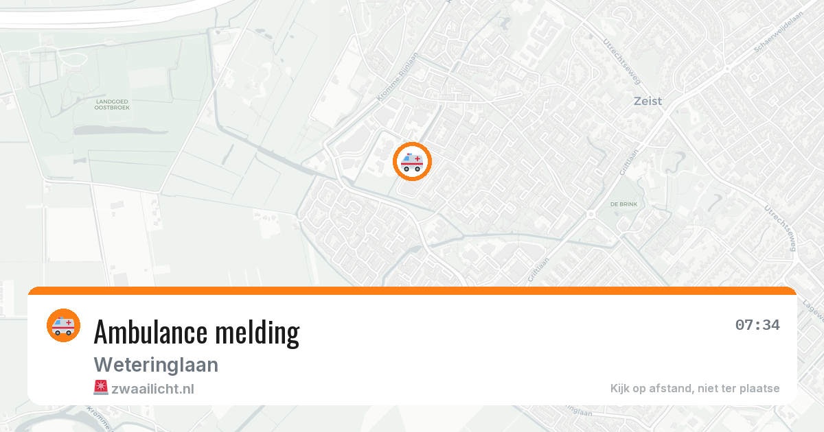 Ambulance melding — 23 jul 2026
