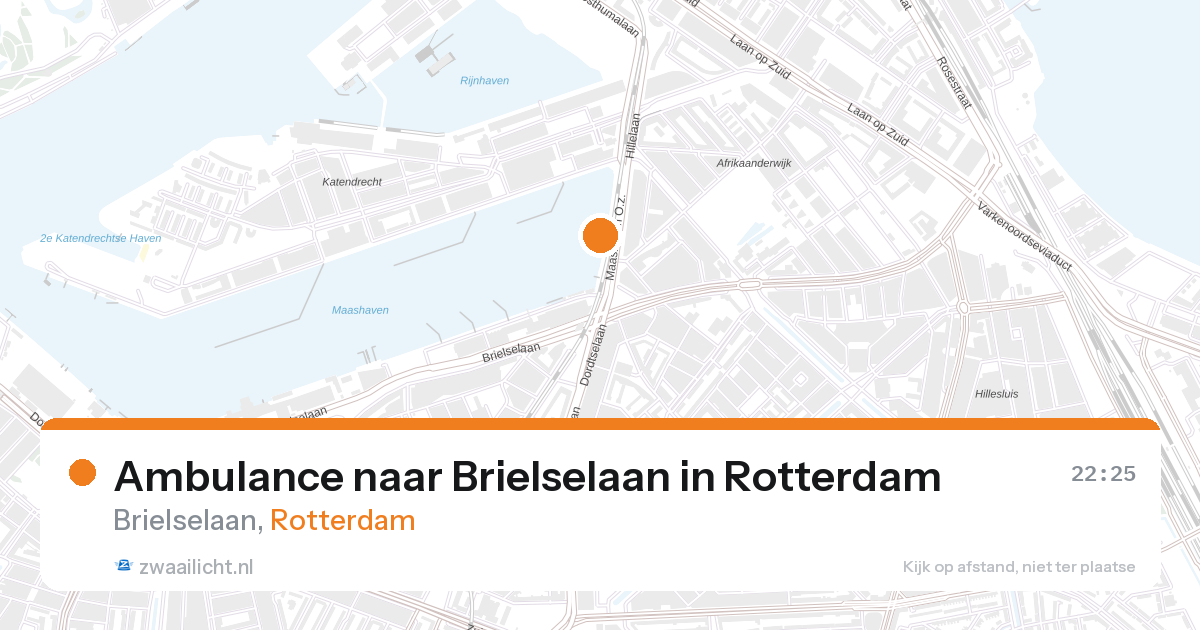 Ambulance naar Brielselaan in Rotterdam — 13 jun 2026