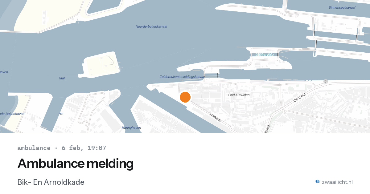 Ambulance melding — 6 feb 2026