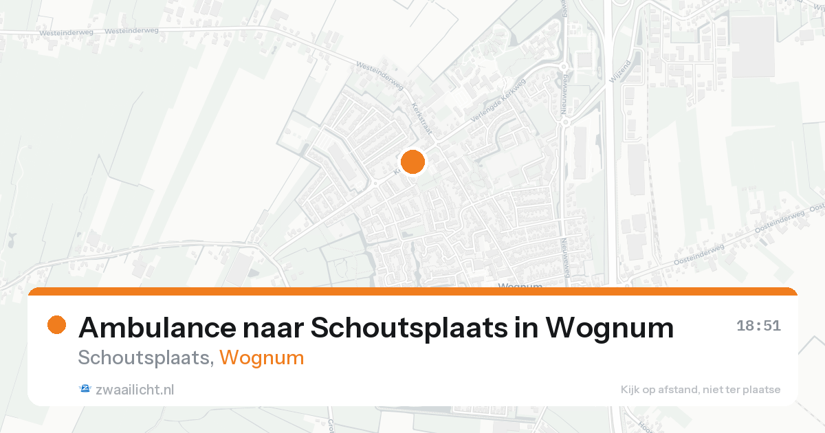 Ambulance naar Schoutsplaats in Wognum — 30 jan 2026