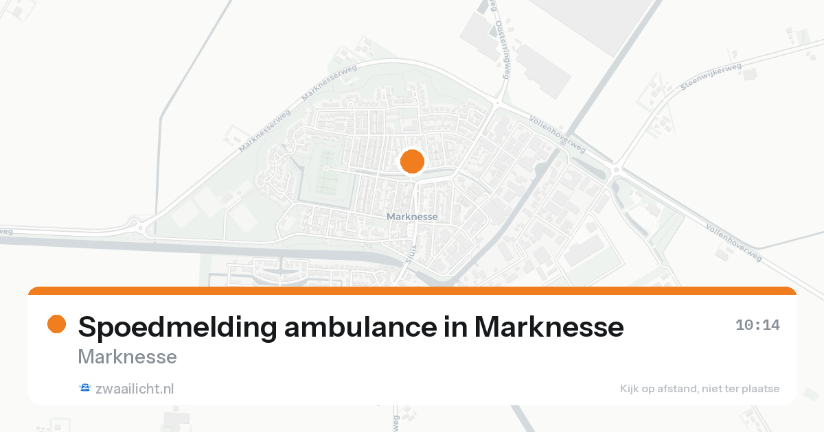 Spoedmelding ambulance in Marknesse — 8 feb 2026