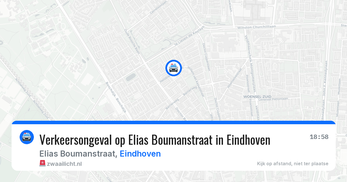 Verkeersongeval op Elias Boumanstraat in Eindhoven — 29 mei 2026