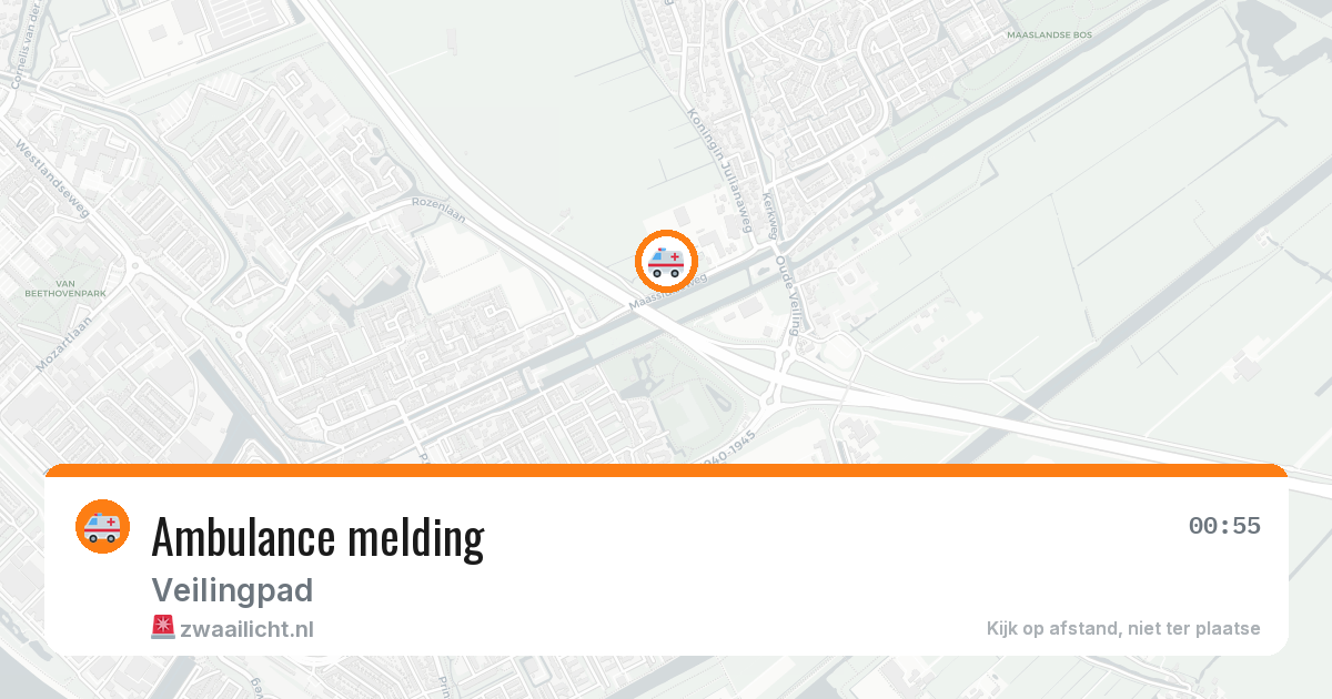 Ambulance melding — 29 jul 2026