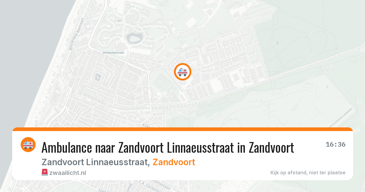 Ambulance naar Zandvoort Linnaeusstraat in Zandvoort — 8 feb 2026