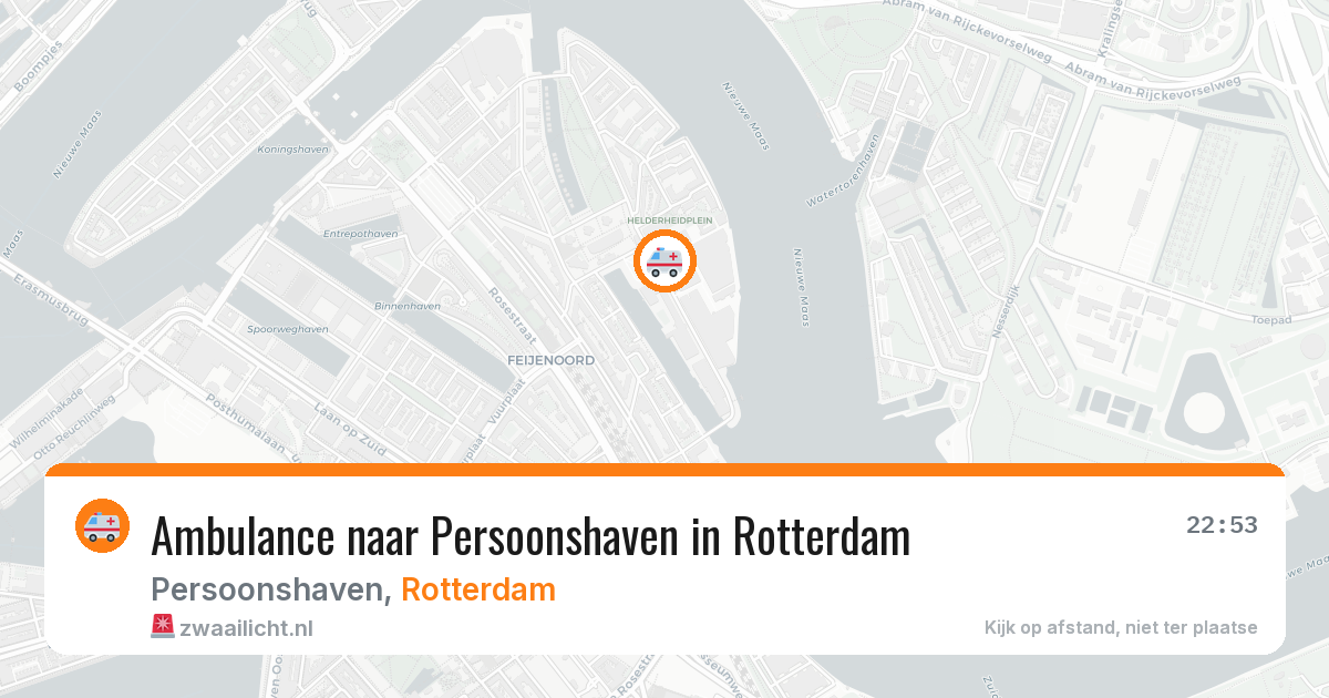 Ambulance naar Persoonshaven in Rotterdam — 16 jun 2026