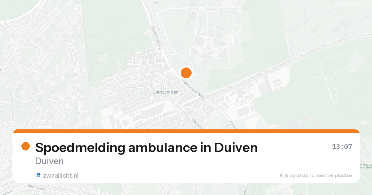 Spoedmelding ambulance in Duiven — 7 feb 2026