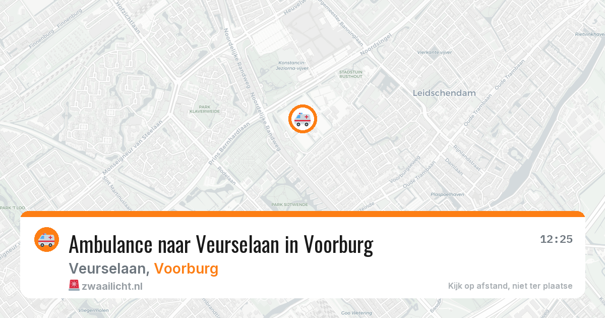 Ambulance naar Veurselaan in Voorburg — 29 jan 2026