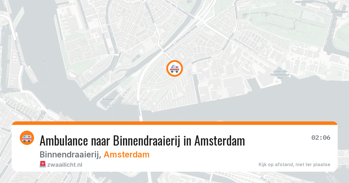 Ambulance naar Binnendraaierij in Amsterdam — 8 jul 2026