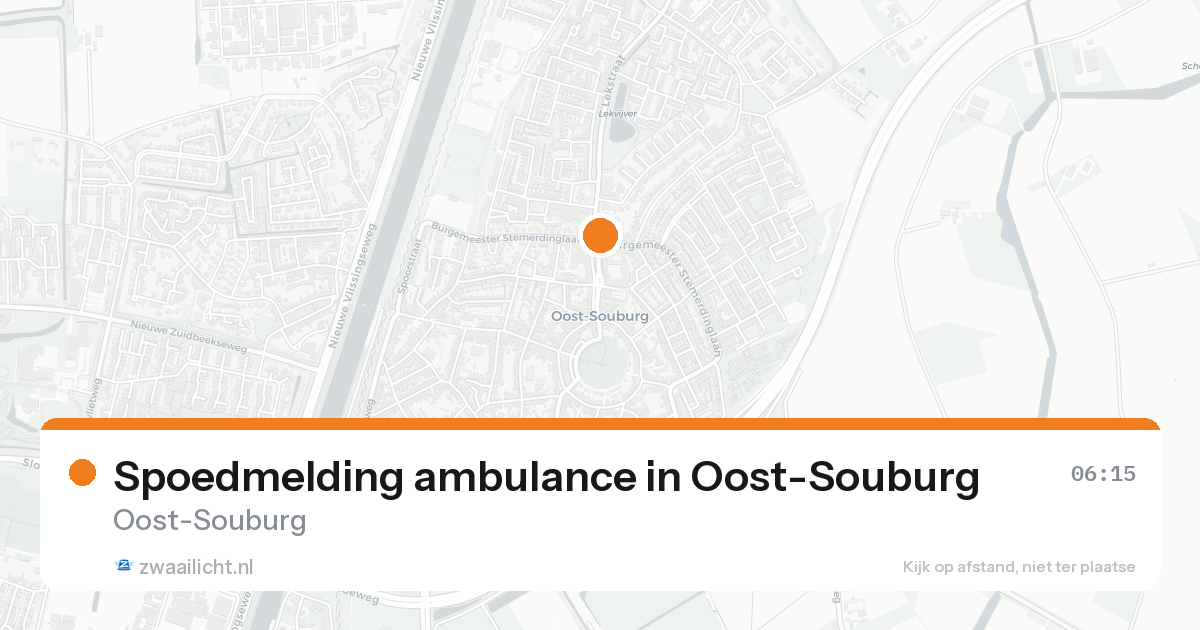 Spoedmelding ambulance in Oost-Souburg — 31 jan 2026