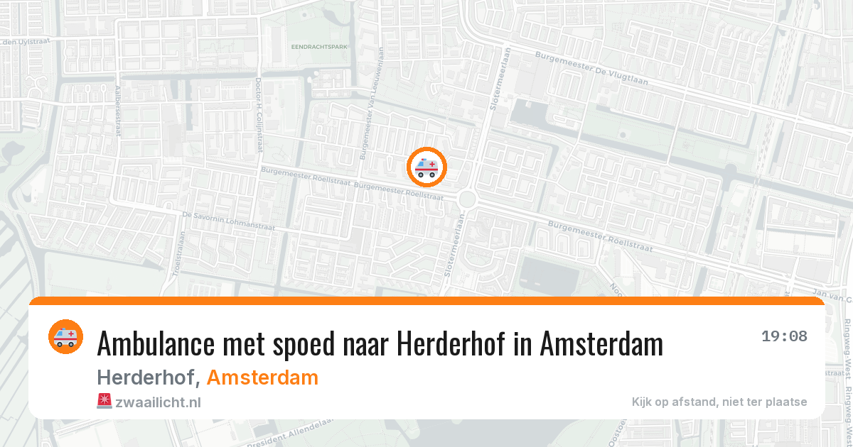 Ambulance met spoed naar Herderhof in Amsterdam — 3 jul 2026