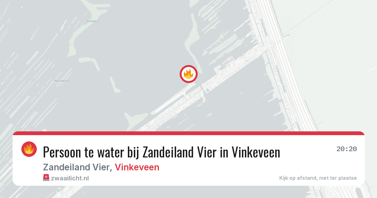 Persoon te water bij Zandeiland Vier in Vinkeveen — 7 aug 2026