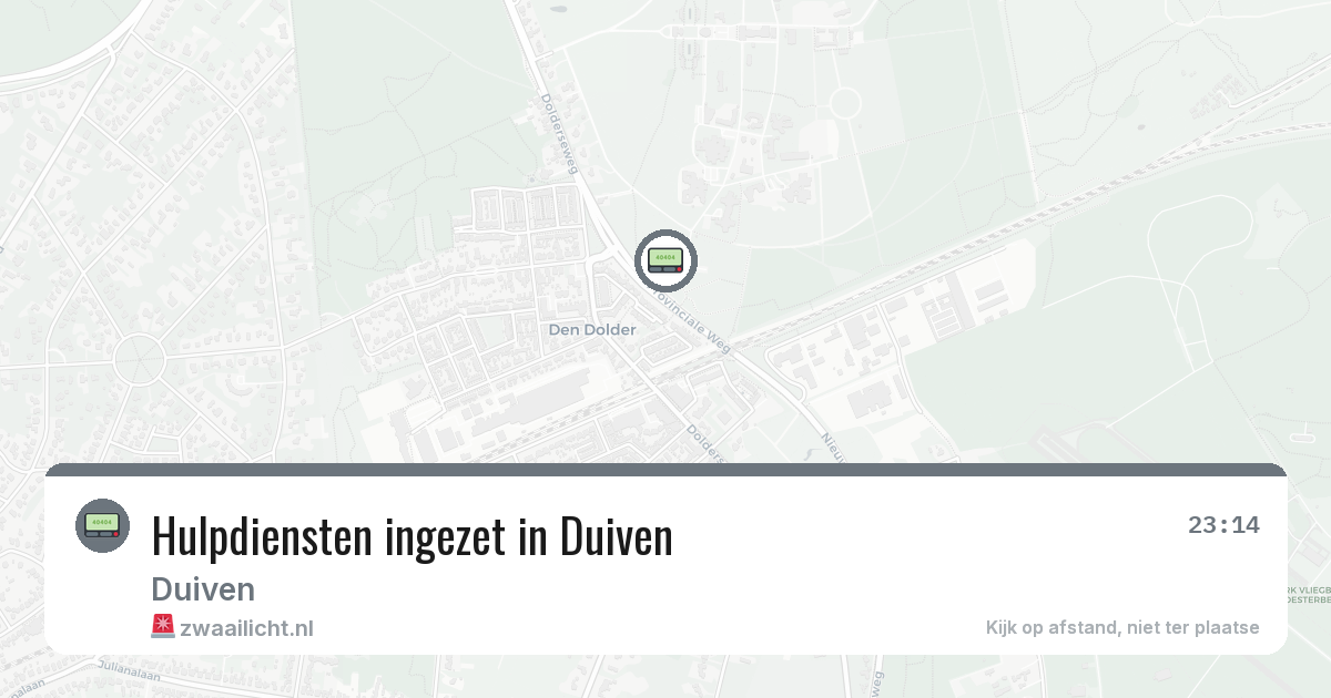 Hulpdiensten ingezet in Duiven — 4 feb 2026 | 🚨 Zwaailicht.nl
